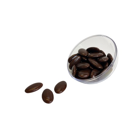 Dragées au chocolat noir, 70% de cacao, couleur CHOCOLAT