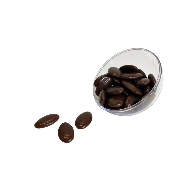 Dragées au chocolat noir, 70% de cacao, couleur CHOCOLAT
