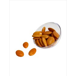 Dragées au chocolat noir, 70% de cacao, couleur ORANGE