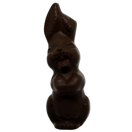 Lapin rieur au chocolat noir