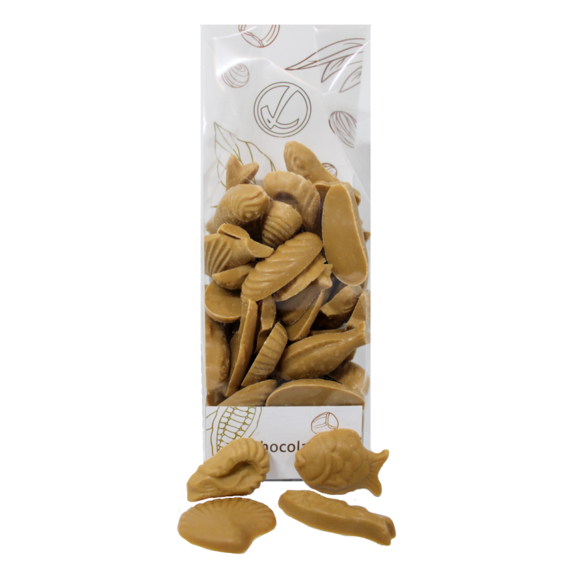 Friture au chocolat blanc-caramel