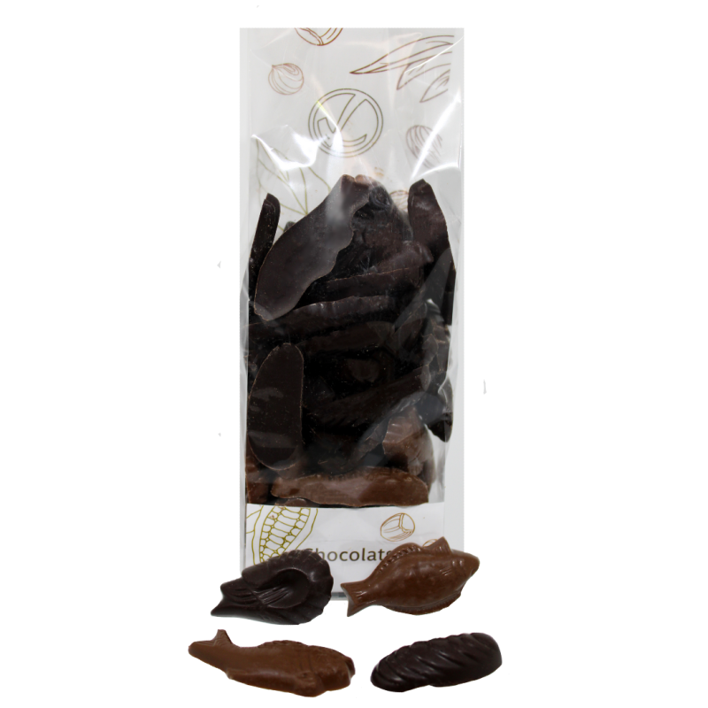 Friture au chocolat au lait et noir