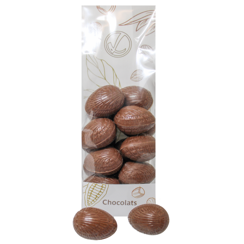 Oeufs praliné au chocolat au lait